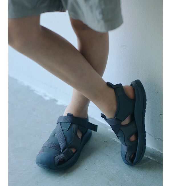 UNITED ARROWS green label relaxing「ベルクロ スポーツ サンダル / キッズ 17cm-23cm」|スニーカー|MD.GRAY
