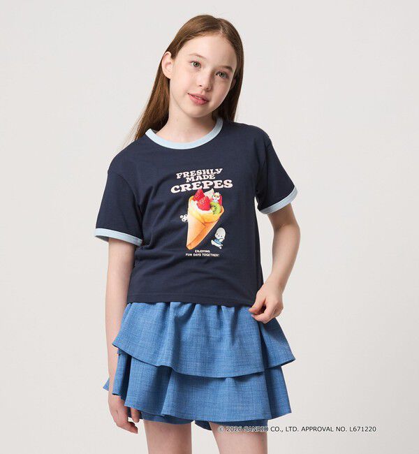 UNITED ARROWS green label relaxing「【別注】＜Sanrio＞グラフィック Tシャツ / キッズ 140cmー150cm」|Tシャツ・カットソー|