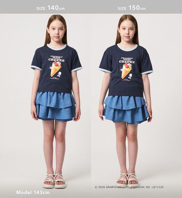 UNITED ARROWS green label relaxing「【別注】＜Sanrio＞グラフィック Tシャツ / キッズ 140cmー150cm」|Tシャツ・カットソー|