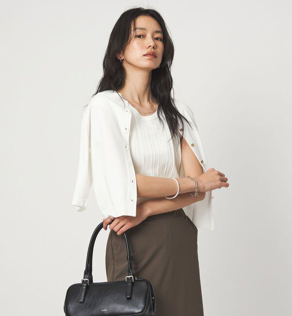 UNITED ARROWS green label relaxing「ランダム ブライトリブ Uネック カットソー」|Tシャツ・カットソー|