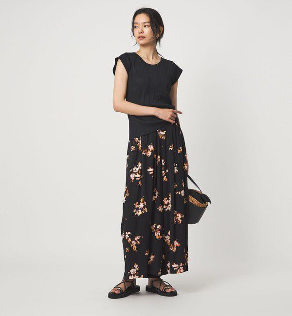 UNITED ARROWS green label relaxing「ランダム ブライトリブ Uネック カットソー」|Tシャツ・カットソー|