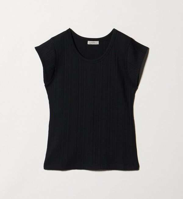 UNITED ARROWS green label relaxing「ランダム ブライトリブ Uネック カットソー」|Tシャツ・カットソー|