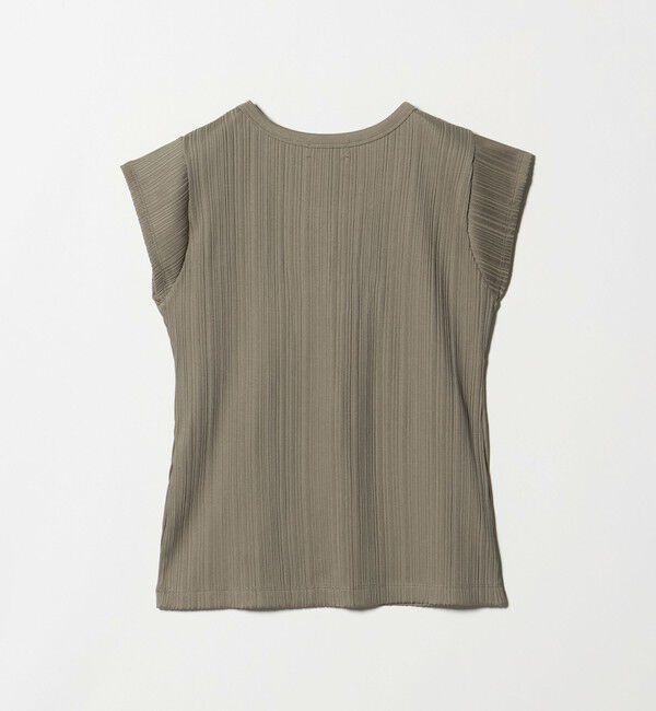 UNITED ARROWS green label relaxing「ランダム ブライトリブ Uネック カットソー」|Tシャツ・カットソー|