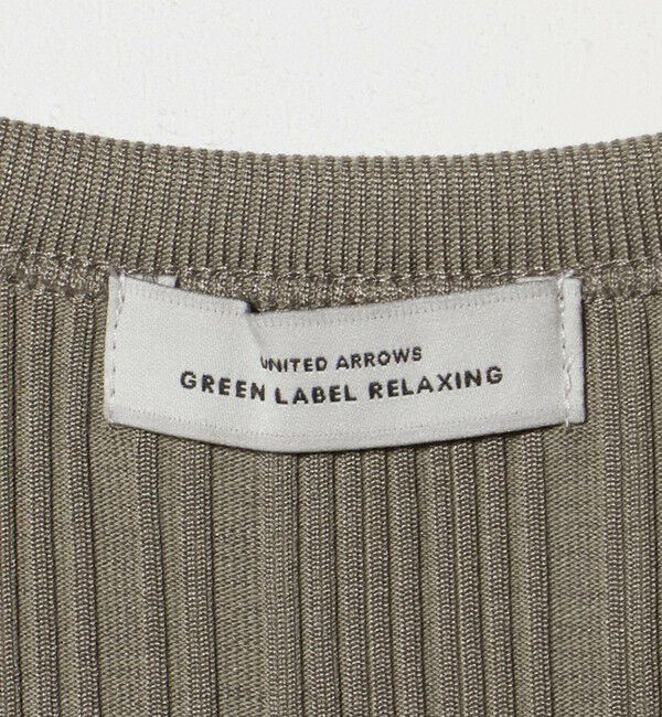 UNITED ARROWS green label relaxing「ランダム ブライトリブ Uネック カットソー」|Tシャツ・カットソー|