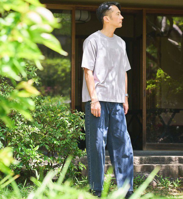 UNITED ARROWS green label relaxing「オーバーダイ クルーネック 半袖 Tシャツ カットソー」|Tシャツ・カットソー|