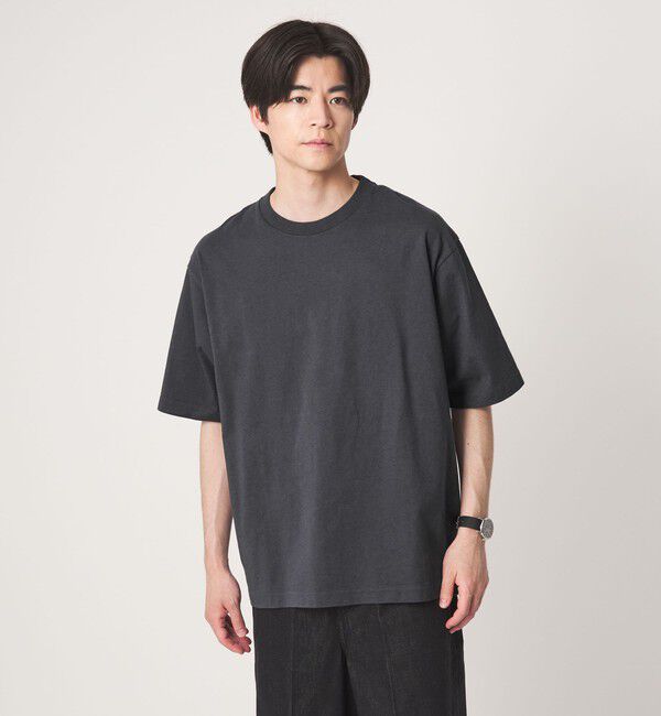 UNITED ARROWS green label relaxing「オーバーダイ クルーネック 半袖 Tシャツ カットソー」|Tシャツ・カットソー|