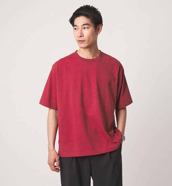 UNITED ARROWS green label relaxing「オーバーダイ クルーネック 半袖 Tシャツ カットソー」|Tシャツ・カットソー|