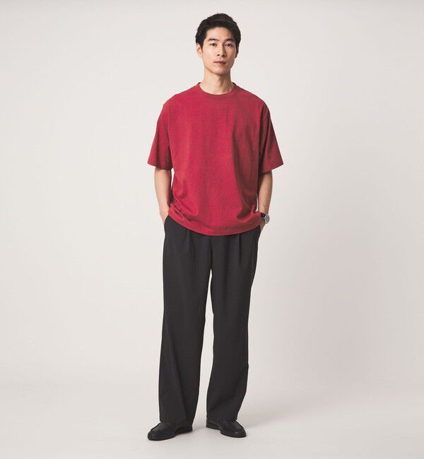 UNITED ARROWS green label relaxing「オーバーダイ クルーネック 半袖 Tシャツ カットソー」|Tシャツ・カットソー|