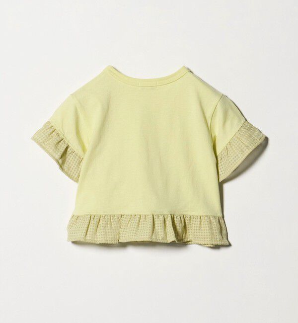 UNITED ARROWS green label relaxing「チェック フリル Tシャツ / キッズ 100cm-130cm」|Tシャツ・カットソー|