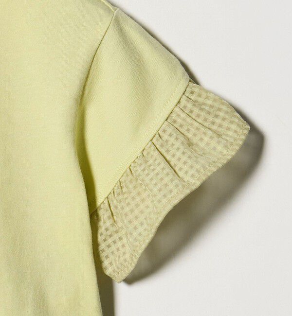 UNITED ARROWS green label relaxing「チェック フリル Tシャツ / キッズ 100cm-130cm」|Tシャツ・カットソー|