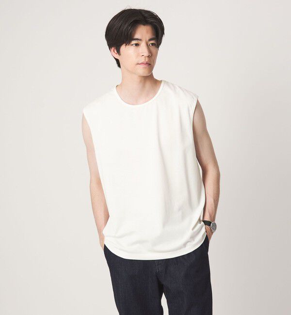 UNITED ARROWS green label relaxing「【別注/WEB限定】＜3/2 WORKS＞GLR ノースリーブ タンクトップ」|タンクトップ|