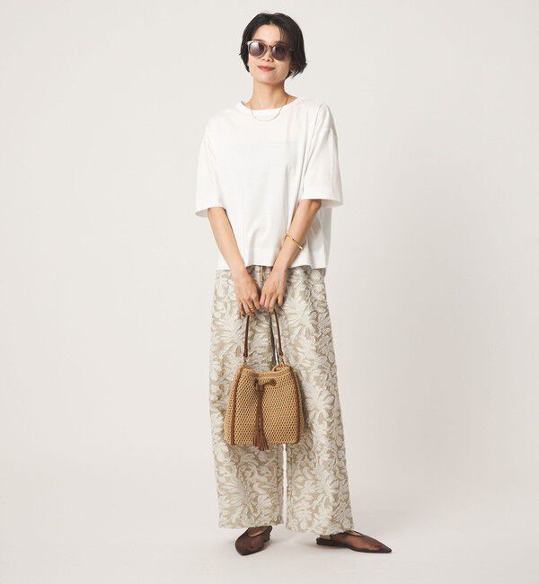 UNITED ARROWS green label relaxing「クロップド ポンチ Tシャツ 2」|Tシャツ・カットソー|