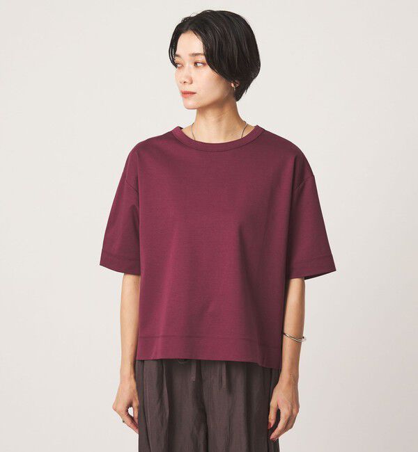UNITED ARROWS green label relaxing「クロップド ポンチ Tシャツ 2」|Tシャツ・カットソー|