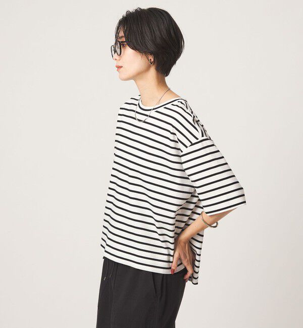 UNITED ARROWS green label relaxing「クロップド ポンチ Tシャツ 2」|Tシャツ・カットソー|