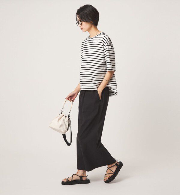 UNITED ARROWS green label relaxing「クロップド ポンチ Tシャツ 2」|Tシャツ・カットソー|
