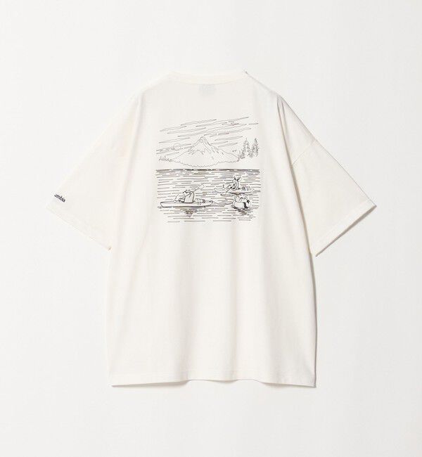 UNITED ARROWS green label relaxing「【別注】＜Columbia＞GLR Jonas グラフィック 半袖 Tシャツ」|Tシャツ・カットソー|WHITE
