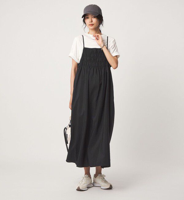 UNITED ARROWS green label relaxing「シャーリング キャミソール ワンピース」|ワンピース|