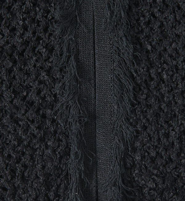 UNITED ARROWS green label relaxing「＜SEASONAL COLLECTION＞フリンジ ニット ジレ」|ニット・セーター|