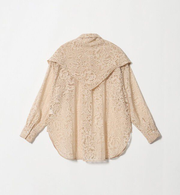 UNITED ARROWS green label relaxing「＜SEASONAL COLLECTION＞IPEKER オパール スカーフ シャツ」|シャツ・ブラウス|