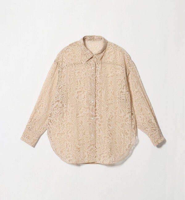 UNITED ARROWS green label relaxing「＜SEASONAL COLLECTION＞IPEKER オパール スカーフ シャツ」|シャツ・ブラウス|