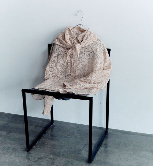 UNITED ARROWS green label relaxing「＜SEASONAL COLLECTION＞IPEKER オパール スカーフ シャツ」|シャツ・ブラウス|
