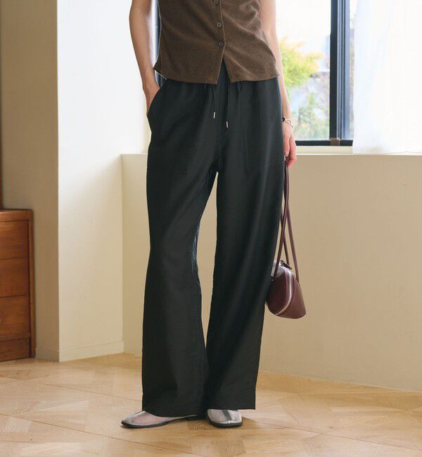 BEAUTY&YOUTH UNITED ARROWS「ツイルパッチポケットイージーパンツ ウォッシャブル」|その他|BLACK
