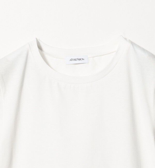 ATTISESSION「＜ATTISESSION＞コットン スター スリーブ Tシャツ」|Tシャツ・カットソー|