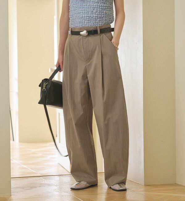 BEAUTY&YOUTH UNITED ARROWS「タックカーブパンツ ウォッシャブル 接触冷感」|その他|