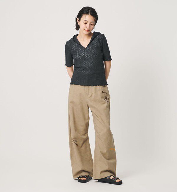 BEAUTY&YOUTH UNITED ARROWS「レース ショートスリーブ フーディ」|Tシャツ・カットソー|