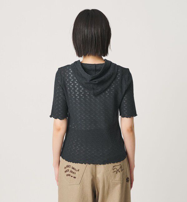 BEAUTY&YOUTH UNITED ARROWS「レース ショートスリーブ フーディ」|Tシャツ・カットソー|