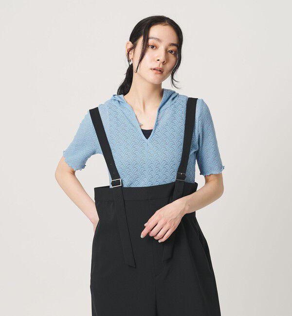 BEAUTY&YOUTH UNITED ARROWS「レース ショートスリーブ フーディ」|Tシャツ・カットソー|