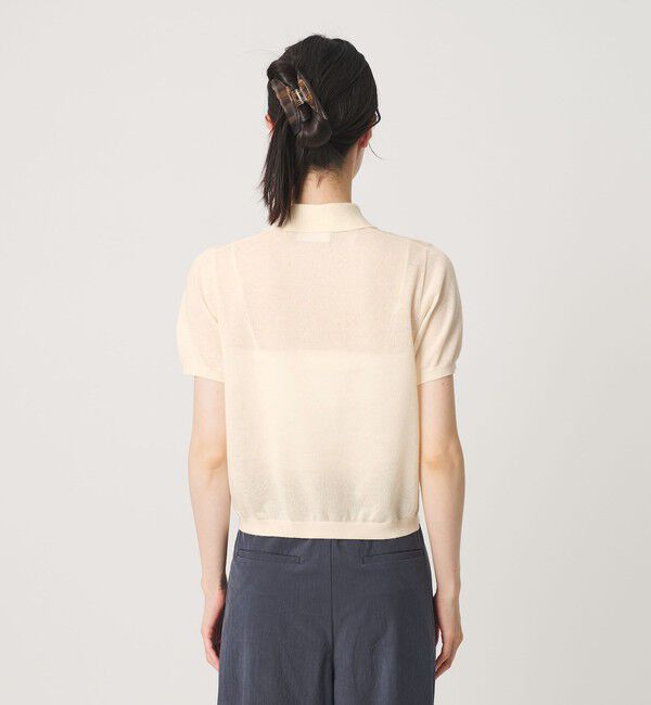 BEAUTY&YOUTH UNITED ARROWS「＜LACOSTE＞ラメニット ポロシャツ」|ポロシャツ|