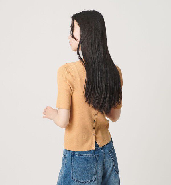 BEAUTY&YOUTH UNITED ARROWS「スパンコール ハーフスリーブ ２WAYカーディガン ウォッシャブル」|カーディガン|
