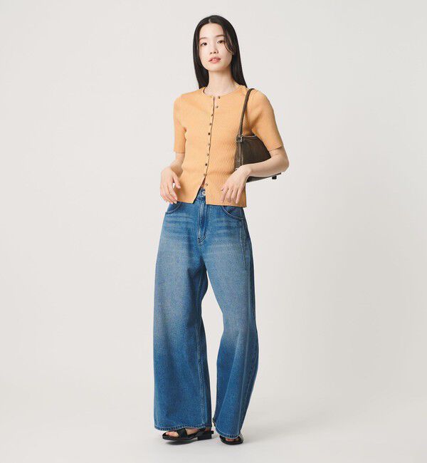 BEAUTY&YOUTH UNITED ARROWS「スパンコール ハーフスリーブ ２WAYカーディガン ウォッシャブル」|カーディガン|