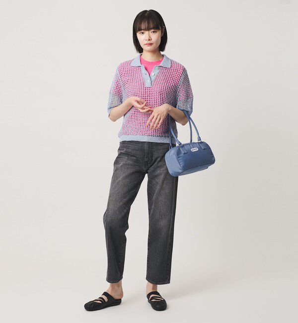 NICE WEATHER「＜NICE WEATHER＞メッシュ ショートスリーブ ポロシャツ」|ニット・セーター|