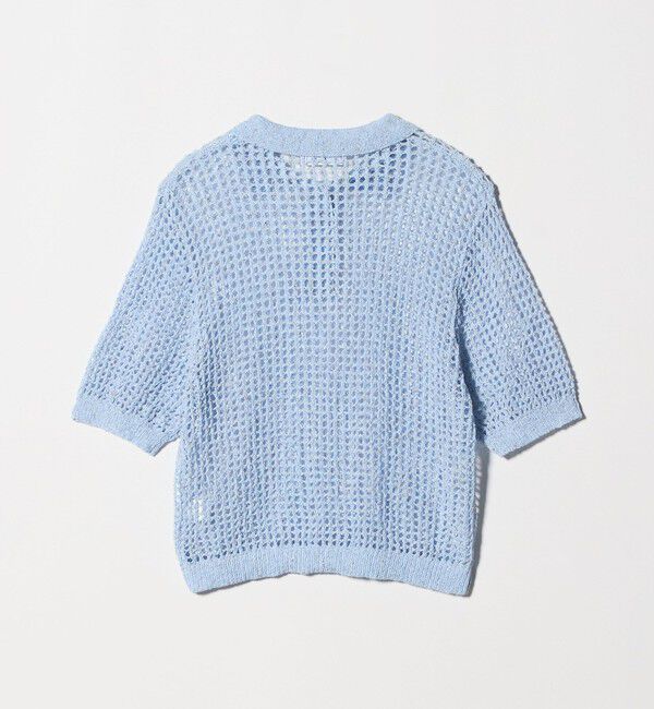 NICE WEATHER「＜NICE WEATHER＞メッシュ ショートスリーブ ポロシャツ」|ニット・セーター|