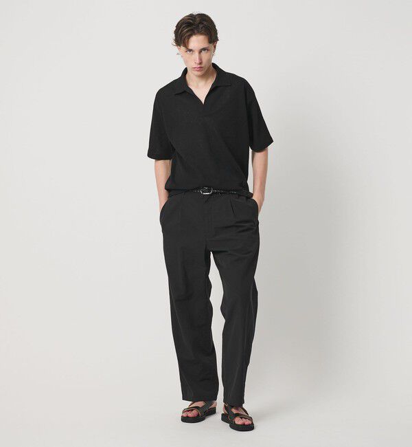 BEAUTY&YOUTH UNITED ARROWS「ライト フラックス 1プリーツ テーパード パンツ NO.9」|チノ|