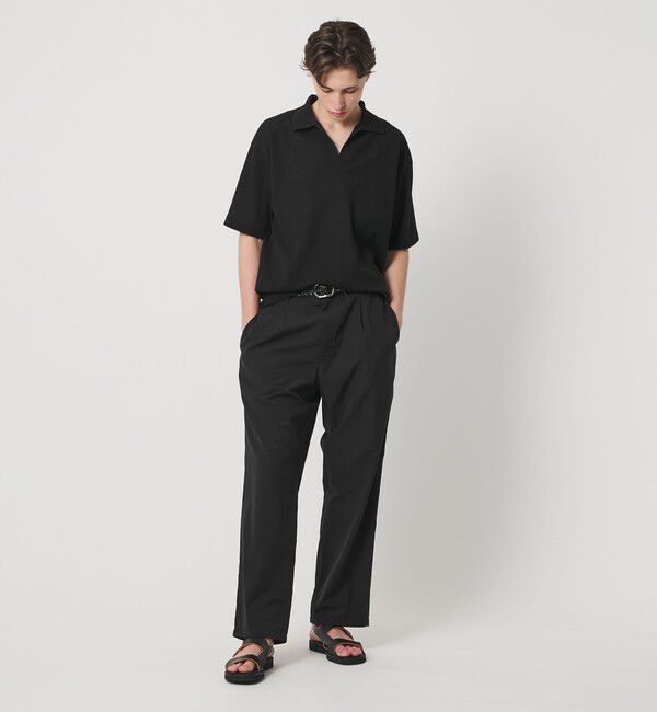 BEAUTY&YOUTH UNITED ARROWS「ライト フラックス 1プリーツ テーパード パンツ NO.9」|チノ|