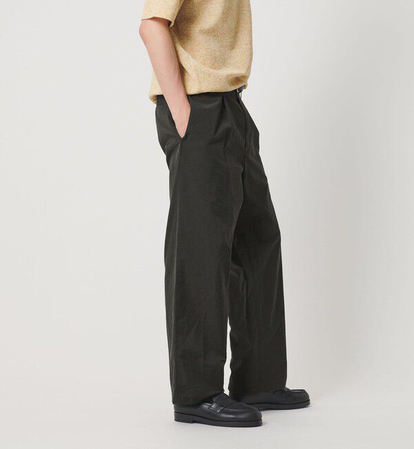 BEAUTY&YOUTH UNITED ARROWS「ライト フラックス 1プリーツ テーパード パンツ NO.9」|チノ|