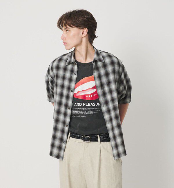 BEAUTY&YOUTH UNITED ARROWS「ボイル オンブレ チェック レギュラーカラー シャツ GRANDE型」|シャツ・ブラウス|
