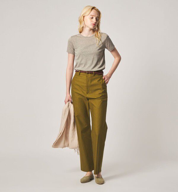 STEVEN ALAN「＜Steven Alan＞ラメジャージー シェルタック プルオーバー」|Tシャツ・カットソー|