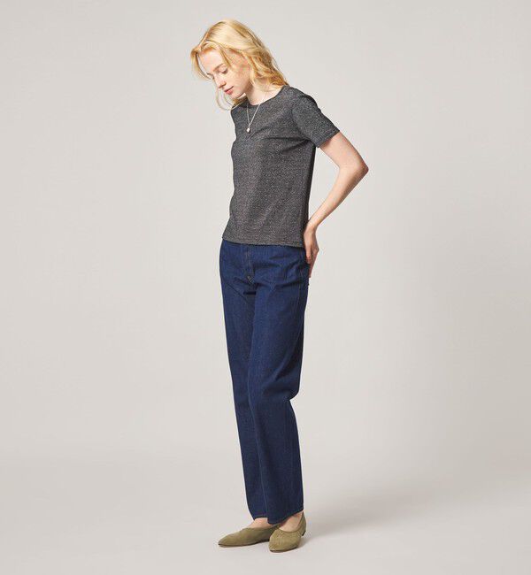 STEVEN ALAN「＜Steven Alan＞ラメジャージー シェルタック プルオーバー」|Tシャツ・カットソー|