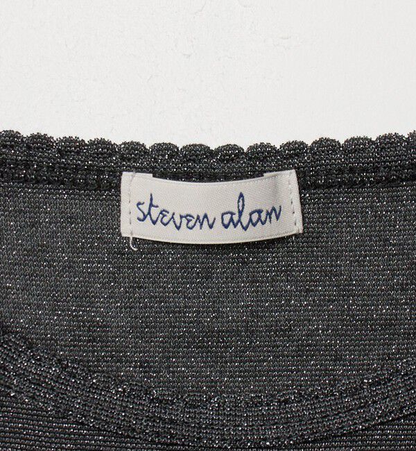 STEVEN ALAN「＜Steven Alan＞ラメジャージー シェルタック プルオーバー」|Tシャツ・カットソー|