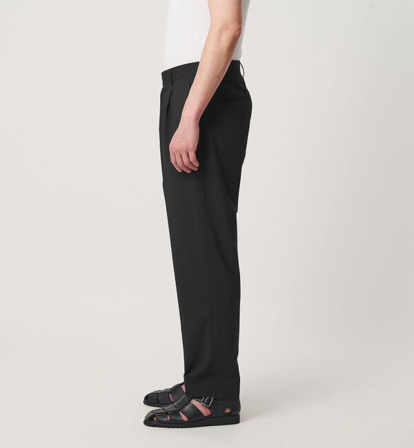 BEAUTY&YOUTH UNITED ARROWS「【WEB限定 WARDROBE SMART】サマーファンクション 1P ワイド スラックス【吸水速乾】」|チノ|