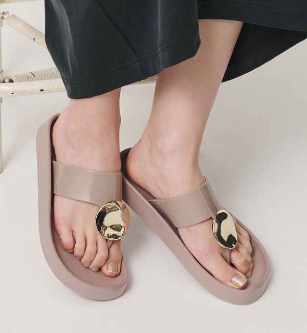 BEAUTY&YOUTH UNITED ARROWS「＜VOICES CULTURE＞メタルモチーフ トング サンダル」|サンダル|LT.PINK