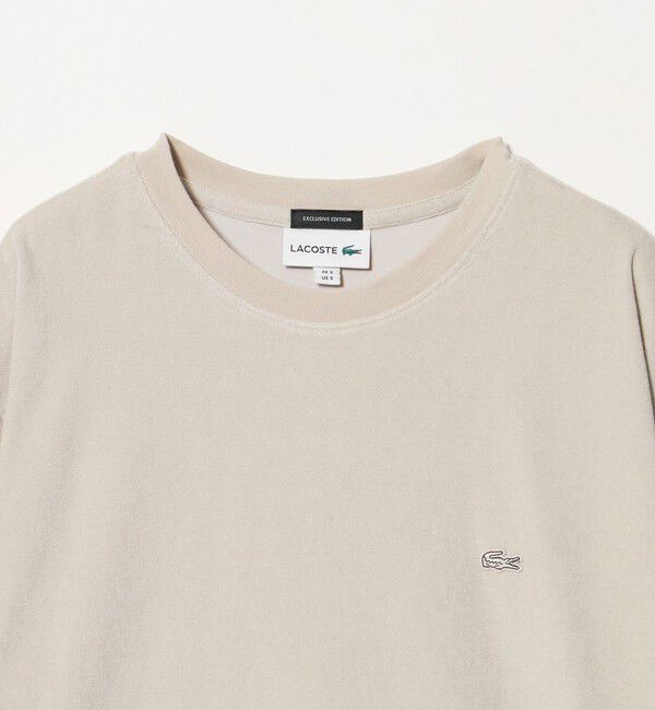 BEAUTY&YOUTH UNITED ARROWS「＜LACOSTE for BEAUTY&YOUTH＞ ワントーン パイル ショートスリーブ Tシャツ」|Tシャツ・カットソー|