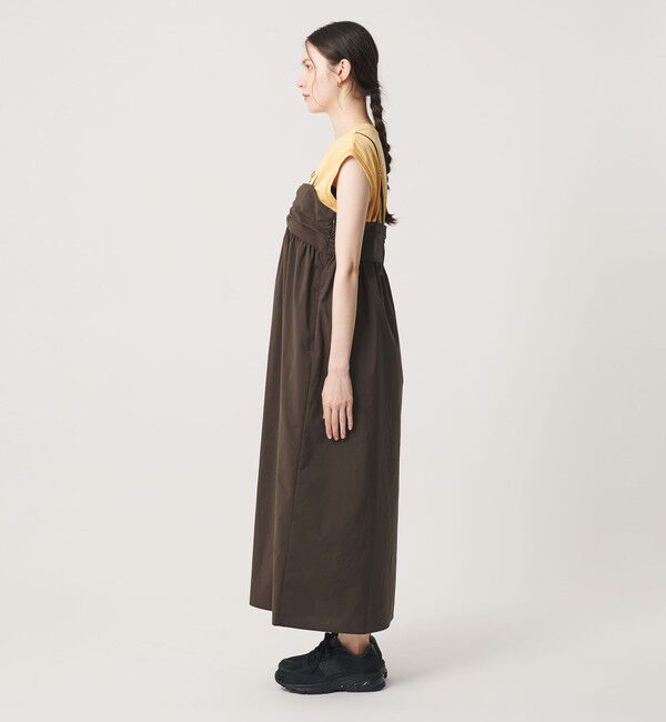 BEAUTY&YOUTH UNITED ARROWS「チェック＆ソリッド キャミソールワンピース ウォッシャブル」|ワンピース|