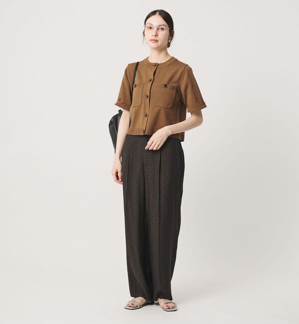 BEAUTY&YOUTH UNITED ARROWS「ポケット ハーフスリーブ カーディガン ウォッシャブル」|カーディガン|