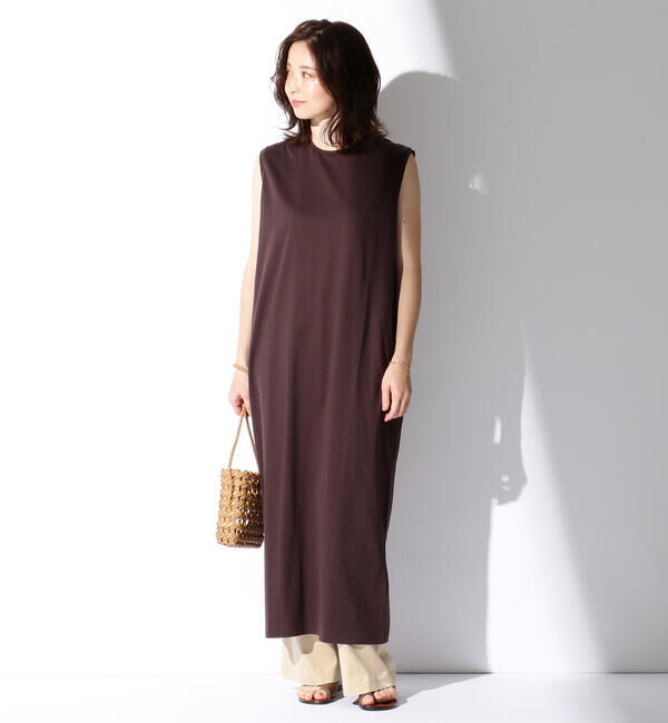 Demi-Luxe BEAMS 「ATON / スビン ノースリーブドレス」|ワンピース|