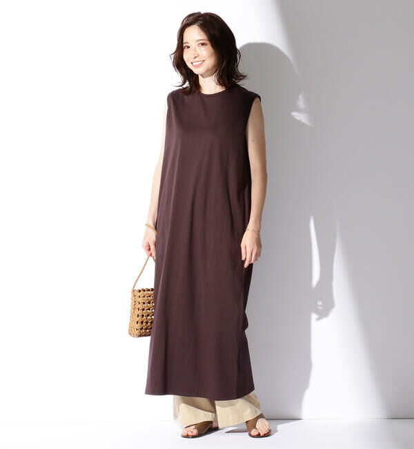 Demi-Luxe BEAMS 「ATON / スビン ノースリーブドレス」|ワンピース|